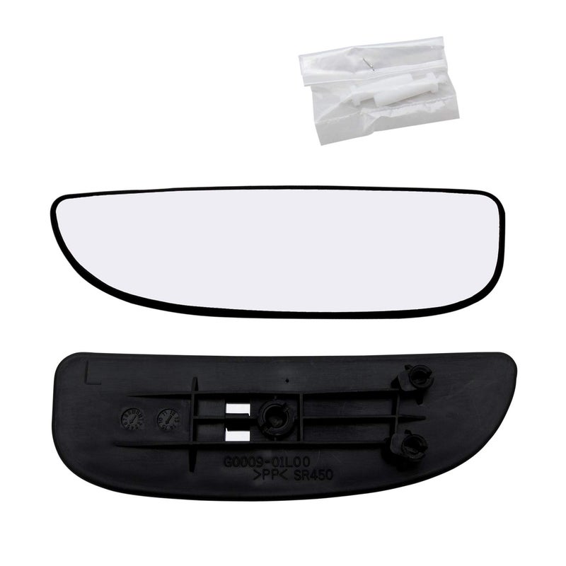 Rugged TUFF Driver Side Mirror Glass Assembly With Backing Plate Compatible with Ford E150 E250 E350 E450 Econoline Van, F250 F350 F450 Super Duty, Excursion (Lower Towing Mirrors) - Image 4